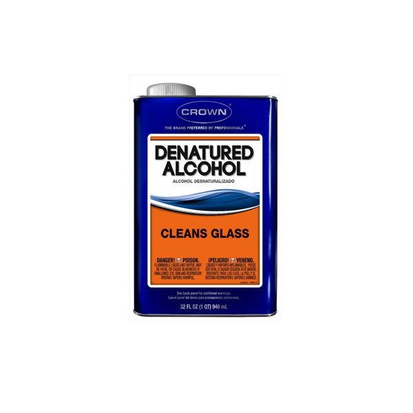 Crown Denatured Alcohol Solvent 1 qt CR.DA.M.64